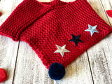 HUG ME red x stars